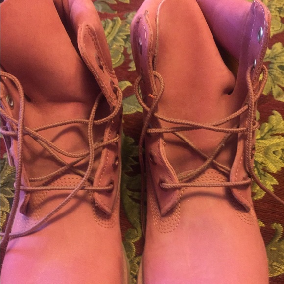 COPY - Pink Timberlands 8.5 - Picture 3 of 8